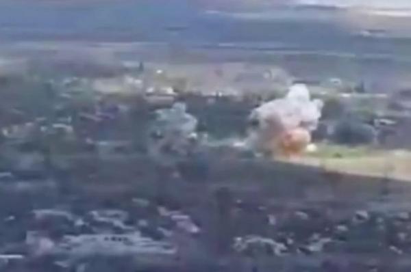 Управляемые бомбы разнесли пункт дислокации ВСУ в Красноармейске