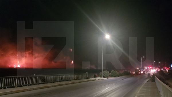 В Турции потушили основные очаги пожара в районе Белек